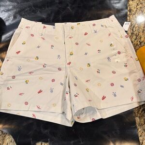 GAP Khaki Shorts with Colorful Embroidery Nautica theme